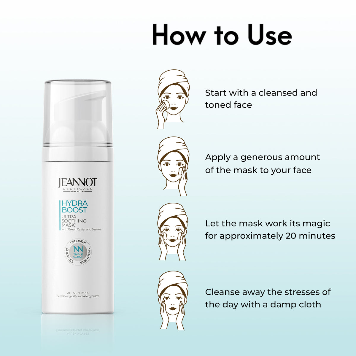 How to Use Ultra Soothing Hydrating Mask?