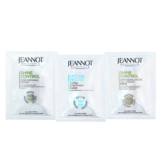 🎁 Sample sachets Pore Refining Serum - 3pcs, Skin Rebalancing Cream - 3pcs & Ultra Soothing Mask - 3pcs (100% off)